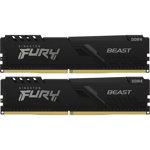 Memorie Desktop Kingston Fury Beast 32GB(2 x 16GB) DDR4 3600Mhz, Kingston