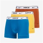 Nike Everyday Cotton Stretch Trunk 3 Pack Green Abyss/ Laser Orange/ Russet, Nike