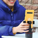 Kit selfie stick Pivo Pod Red Starter Pack, Wireless, rotire 360 grade, Smart Tracking, App and Remote Control, Suport Telefon, Geanta depozitare, Rosu, Pivo