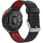 Accesoriu smartwatch Smooth Garmin Forerunner 220/230/235/630/735 Black/Red, TECH-PROTECT