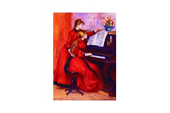 Puzzle Gold Puzzle - Auguste Renoir: Young Girls at the Piano, 1.000 piese (Gold-Puzzle-60232), Gold Puzzle