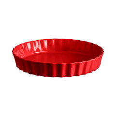 Tava tarte, ceramica, 32cm/3L, Burgundy - Emile Henry, Em