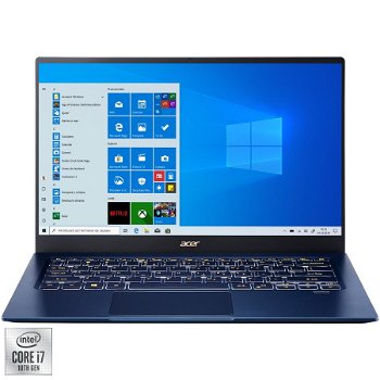 Ultrabook Acer Swift 5 Intel Core (10th Gen) i7-1065G7 1TB SSD 8GB FullHD Win10 FPR Touch Charcoal Blue
