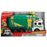 Masina de gunoi Dickie Toys Action Series, verde, 39 cm