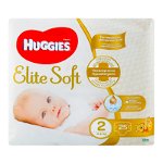 Scutece Eite Soft Nr.2 pentru 4-6kg, 25 bucati, Huggies, Huggies