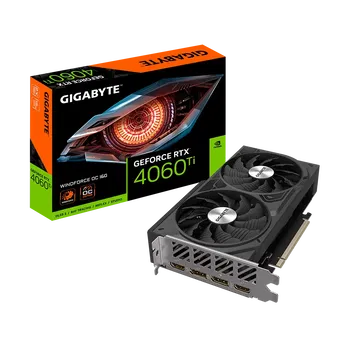 Placa Video GeForce RTX 4060 Ti WINDFORCE OC 16GB GDDR6 128-bit DLSS 3.0, Gigabyte