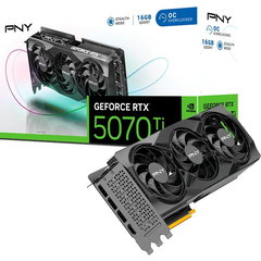 Placa video GeForce RTX 5070 Ti OC, graphics card DLSS 4, 3x DisplayPort, 1x HDMI 2.1, PNY