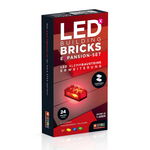 Jucarie - Seturi de constructie cu lumini Stax - Extensie culori transparente (24 piese), Open Brick Source
