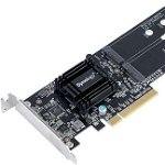 PCIE M.2 SSD ADAPTER/CARD FOR 2X M.2 NVME SSD, Synology