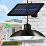 Panou Solar cu 1 Bec LED cu Aplica si Telecomanda, 