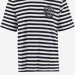 Versace Versace T-shirts and Polos WHITE+NAVY BLUE, Versace
