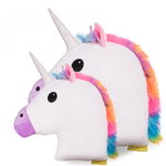 Jucarie de Plus Unicorn Perna Multicolor XXL 50 cm , Happy Face