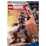 LEGO Marvel Super Heroes. Figurina de constructie Captain America 76258, 310 piese, 