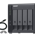 Extensie USB QNAP TR-004 4-Bay, 2.5/3.5 SATA 3Gbps HDD (compatibile cu SATA 6Gbs/, 3Gb/s, neincluse), 1xUSB3.0 (type-c), tower, PSU adaptor 65W, garantie 2 ani, QNAP