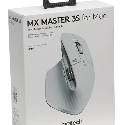 Mouse Wireless Logitech MX Master 3S Performance, Silent, Bluetooth Edition, Gri, Logitech
