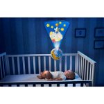 Jucarie interactiva bebelusi, Chicco, Pentru patut, Albastru