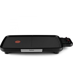 Gratar electric Tefal Plancha Booster CB641810, 2200 W, Power Boost, termostat ajustabil, suprafata antiaderenta Tefal Resist+, indicator thermospot, negru