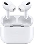 Casti True Wireless Apple AirPods Pro + Magsafe Case, Bluetooth, In-ear, Noise Cancellation, incarcare Wireless (Alb)
