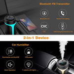 Modulator FM auto car-kit S10, Bluetooth 5.0, umidificator, Mp3 Player, Card Reader, 2 x USB, HandsFree, negru, krasscom