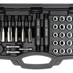 Kit 32 piese pentru repararea filetelor Yato YT-17710, de fixare a bujiilor incandescente, Yato