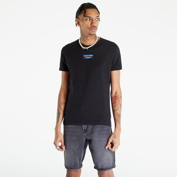 Calvin Klein Jeans Transparent Stripe S/S T-Shirt Black, Calvin Klein