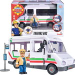 Autobuz Simba Fireman Sam Trevors Bus cu figurina, Simba