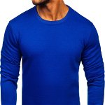 Bluză fără glugă pentru bărbat albastru-cobalt Bolf BO-01, BOLF
