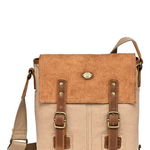 Genti Femei THE SAME DIRECTION Valley Oak Canvas Crossbody Bag Khaki