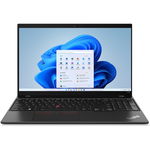 Laptop ThinkPad L15 Gen 4 15.6 inch FHD Intel Core i7-1355U 16GB DDR4 512GB SSD Windows 11 Pro Thunder Black, Lenovo