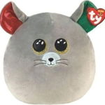 Mouse TY Squish-a-Boos Chipper gri 22 cm, TY