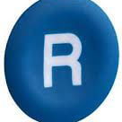 Se introduce un buton 22mm plat albastru cu simbolul RESET (ZBA639), Schneider Electric