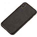 Carcasa subtire din piele lucrata manual pentru Iphone 6/6S Plus, Negru - Ultra-thin leather skin handmade case for iPhone 6/6S Plus, Black, HNN