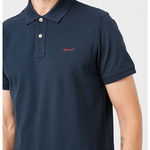 Tricou polo din amestec de bumbac, Gant