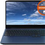 Laptop Gaming Lenovo IdeaPad 3 (Procesor Intel® Core™ i5-10300H (8M Cache, up to 4.50 GHz), Comet Lake, 15.6" FHD, 8GB, 512GB SSD, nVidia GeForce GTX 1650Ti @4GB, Albastru)