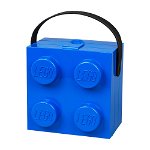 Cutie depozitare LEGO® cu mâner, albastru, LEGO®