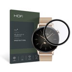 Folie protectie HOFI Hybrid Glass 0.3mm 7H compatibila cu Huawei Watch GT 3 42mm Black, Glass Pro