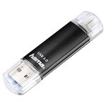 Memorie USB Hama Memorie USB 123998, USB3.0, 16GB, negru