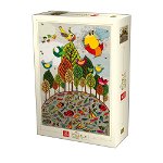 Puzzle adulti Deico Nature Puzzle - Birds and Insects, 1000 piese