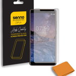 Folie Protectie Sticla Senno Def SE SNNM-SP-SE-NO7-CL pentru Nokia 7 (Transparent)