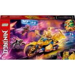 LEGO NINJAGO. Motocicleta-dragon aurie a lui Jay 71768, 280 piese, 