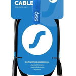 Kabel SSQ Jack 6.3mm - Jack 6.3mm 2m czarny (SS-1440), SSQ
