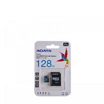 CARD MICROSD + ADAPTOR ADATA 128 Gb CLASA 10 enGross, 