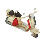 Italy Decoratiune miniatura scooter, Metal, Multicolor, INART