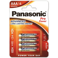 Panasonic baterii alcaline AAA (LR3) Pro Power 4buc LR03PPG/4BP, Panasonic