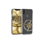 Husa pentru Apple iPhone X/iPhone XS, Silicon, Gold, 42505.14