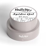 Spider Gel NailsUp - 01 Alb, Nails Up