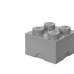 Cutie depozitare LEGO 2x2 gri