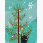 Caroline`s Treasures Bombay Cat Merry Christmas Tree Tall Boy Beverage Izolator Hugger Mltcl, 