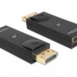 Adaptor Displayport 1.1 tata la HDMI mama negru, Delock - 65258