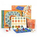 Set Board Game cu 16 Jocuri Educative de Societate pentru copii si adulti